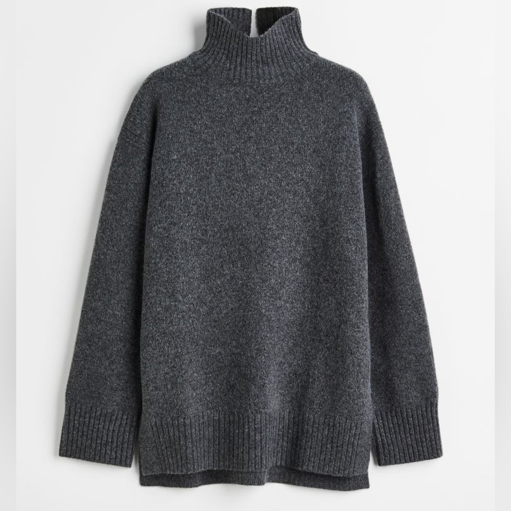 NWT - H&M Grey Turtleneck Sweater size XXL - NWT